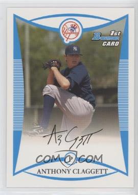 2008 Bowman - Prospects #BP12 - Anthony Claggett