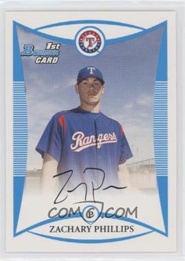 2008 Bowman - Prospects #BP23 - Zach Phillips