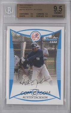 2008 Bowman - Prospects #BP50 - Austin Jackson [BGS 9.5 GEM MINT]