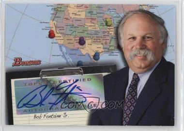 2008 Bowman - Scout Autographs #SC-BF - Bob Fontaine Jr.