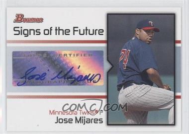 2008 Bowman - Signs of the Future #SOF-JM - Jose Mijares