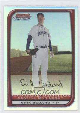 2008 Bowman Chrome - [Base] - Refractor #10 - Erik Bedard