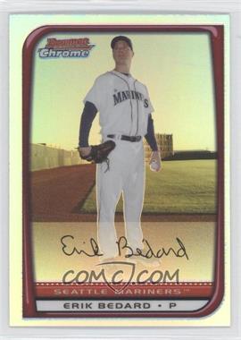 2008 Bowman Chrome - [Base] - Refractor #10 - Erik Bedard