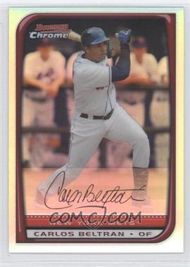 2008 Bowman Chrome - [Base] - Refractor #84 - Carlos Beltran