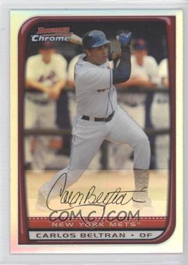 2008 Bowman Chrome - [Base] - Refractor #84 - Carlos Beltran