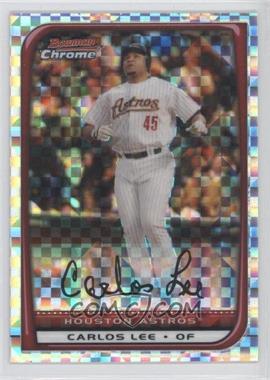 2008 Bowman Chrome - [Base] - X-Fractor #185 - Carlos Lee /250