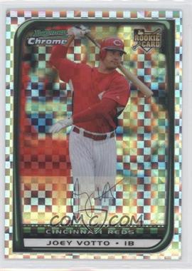 2008 Bowman Chrome - [Base] - X-Fractor #194 - Joey Votto /250