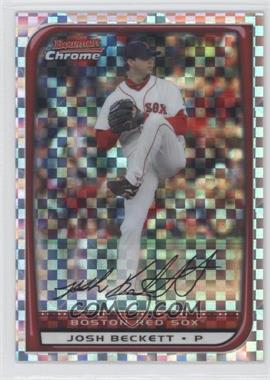 2008 Bowman Chrome - [Base] - X-Fractor #76 - Josh Beckett /250