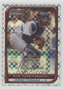 2008 Bowman Chrome - [Base] - X-Fractor #86 - Jorge Posada /250