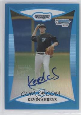 2008 Bowman Chrome - Prospects - Blue Refractor #BCP125 - Prospect Autographs - Kevin Ahrens /150