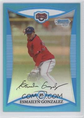 2008 Bowman Chrome - Prospects - Blue Refractor #BCP177 - Esmailyn Gonzalez /150