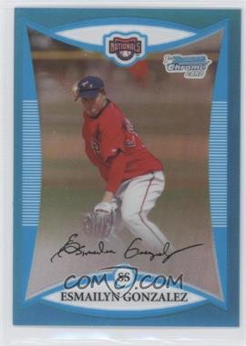 2008 Bowman Chrome - Prospects - Blue Refractor #BCP177 - Esmailyn Gonzalez /150