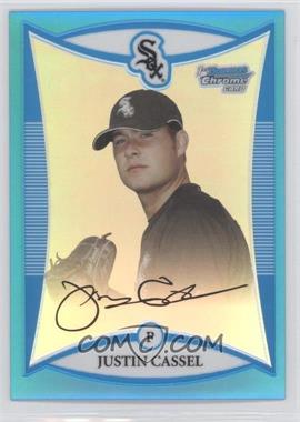 2008 Bowman Chrome - Prospects - Blue Refractor #BCP190 - Justin Cassel /150