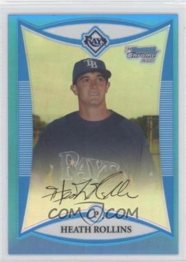 2008 Bowman Chrome - Prospects - Blue Refractor #BCP208 - Heath Rollins /150