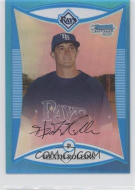 2008 Bowman Chrome - Prospects - Blue Refractor #BCP208 - Heath Rollins /150