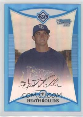 2008 Bowman Chrome - Prospects - Blue Refractor #BCP208 - Heath Rollins /150