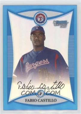 2008 Bowman Chrome - Prospects - Blue Refractor #BCP222 - Fabio Castillo /150