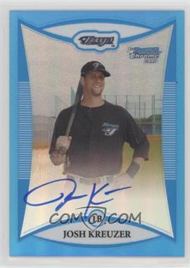 2008 Bowman Chrome - Prospects - Blue Refractor #BCP241 - Prospect Autographs - Josh Kreuzer /150