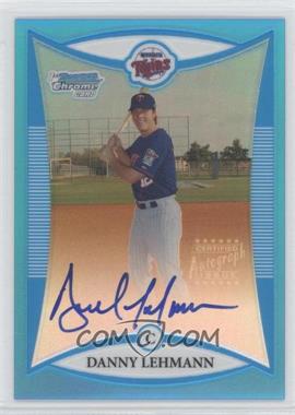 2008 Bowman Chrome - Prospects - Blue Refractor #BCP253 - Prospect Autographs - Danny Lehmann /150