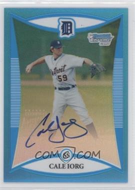 2008 Bowman Chrome - Prospects - Blue Refractor #BCP255 - Prospect Autographs - Cale Iorg /150