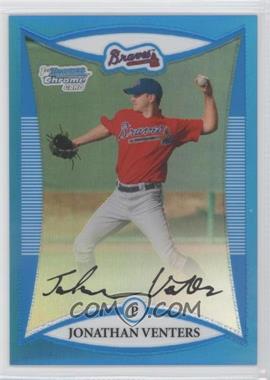 2008 Bowman Chrome - Prospects - Blue Refractor #BCP27 - Jonathan Venters /150