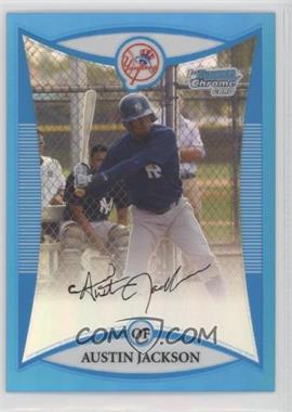 2008 Bowman Chrome - Prospects - Blue Refractor #BCP50 - Austin Jackson /150