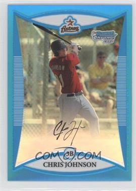 2008 Bowman Chrome - Prospects - Blue Refractor #BCP81 - Chris Johnson /150