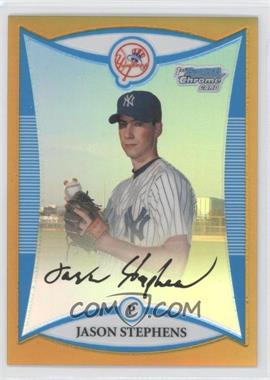 2008 Bowman Chrome - Prospects - Gold Refractor #BCP107 - Jason Stephens /50