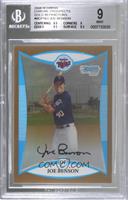 Joe Benson [BGS 9 MINT] #/50