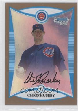 2008 Bowman Chrome - Prospects - Gold Refractor #BCP192 - Chris Huseby /50