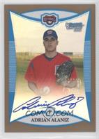 Prospect Autographs - Adrian Alaniz #/50