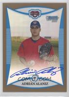 Prospect Autographs - Adrian Alaniz #/50