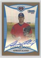 Prospect Autographs - Adrian Alaniz [Noted] #/50