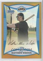 Matthew Weston #/50