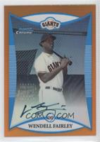 Prospect Autographs - Wendell Fairley [Noted] #/25