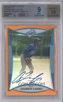 Prospect Autographs - Andrew Lambo [BGS 9 MINT] #/25