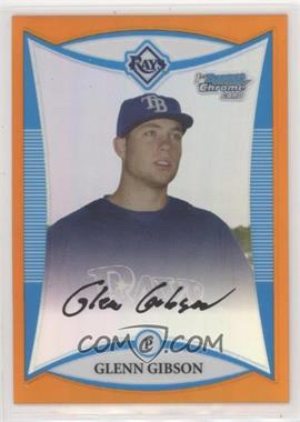 2008 Bowman Chrome - Prospects - Orange Refractor #BCP6 - Glenn Gibson /25