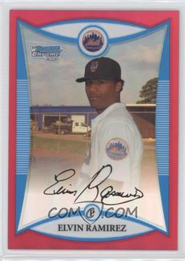 2008 Bowman Chrome - Prospects - Red Refractor #BCP240 - Elvin Ramirez /5