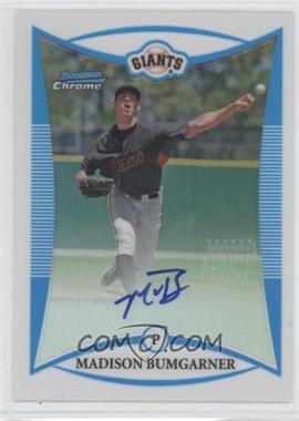 2008 Bowman Chrome - Prospects - Refractor #BCP120 - Prospect Autographs - Madison Bumgarner /500