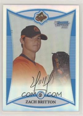 2008 Bowman Chrome - Prospects - Refractor #BCP168 - Zach Britton /500 [EX to NM]