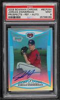 Prospect Autographs - Jordan Zimmermann [PSA 9 MINT] #/500