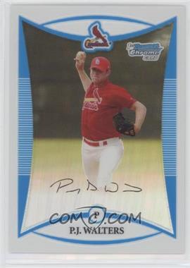 2008 Bowman Chrome - Prospects - Refractor #BCP76 - P.J. Walters /599