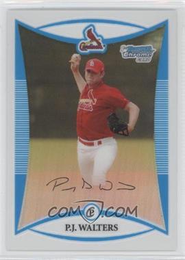 2008 Bowman Chrome - Prospects - Refractor #BCP76 - P.J. Walters /599