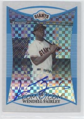 2008 Bowman Chrome - Prospects - X-Fractor #BCP114 - Prospect Autographs - Wendell Fairley /250