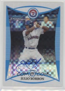 2008 Bowman Chrome - Prospects - X-Fractor #BCP122 - Prospect Autographs - Julio Borbon /250