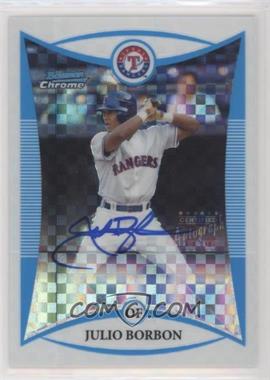 2008 Bowman Chrome - Prospects - X-Fractor #BCP122 - Prospect Autographs - Julio Borbon /250