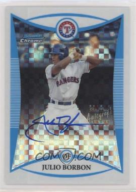 2008 Bowman Chrome - Prospects - X-Fractor #BCP122 - Prospect Autographs - Julio Borbon /250