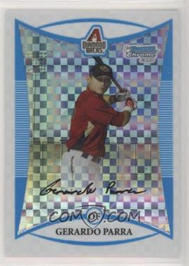 2008 Bowman Chrome - Prospects - X-Fractor #BCP18 - Gerardo Parra /275