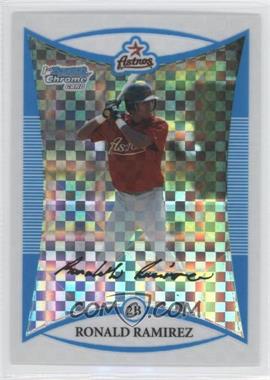 2008 Bowman Chrome - Prospects - X-Fractor #BCP70 - Ronald Ramirez /275