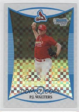 2008 Bowman Chrome - Prospects - X-Fractor #BCP76 - P.J. Walters /275